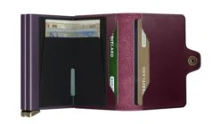 Secrid Premium Twin Wallet Portemonnee Dusk Bordeaux -Secrid || Piquadro || Mywalit Verkoopwinkel secrid premium twinwallet dusk bordeaux open