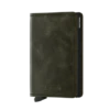 Secrid Slim Wallet Portemonnee Vintage Olive / Black -Secrid || Piquadro || Mywalit Verkoopwinkel secrid s vintage olive black front