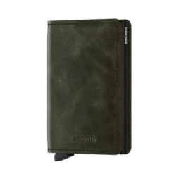 Secrid Slim Wallet Portemonnee Vintage Olive / Black