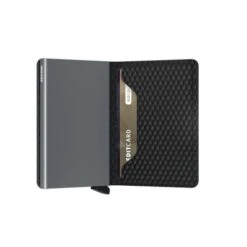 Secrid Slim Wallet Portemonnee Cubic Black-Titanium 10 Secrid Slim Wallet Portemonnee Cubic Black-Titanium -Secrid || Piquadro || Mywalit Verkoopwinkel secrid slimwallet cubic black titanium semi open 1