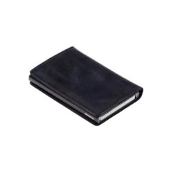 Secrid Slim Wallet Portemonnee Vintage Black -Secrid || Piquadro || Mywalit Verkoopwinkel secrid slimwallet vintage black 1 3d