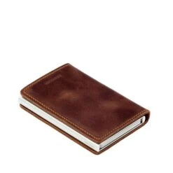 Secrid Slim Wallet Portemonnee Vintage Brown -Secrid || Piquadro || Mywalit Verkoopwinkel sv brown 1 3d