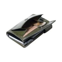 Tony Perotti Furbo Leren Pasjeshouder Met Kleingeldvak Groen -Secrid || Piquadro || Mywalit Verkoopwinkel te 3700 gn b2