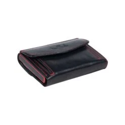 Tony Perotti Furbo Leren Pasjeshouder Met Kleingeldvak Rood / Zwart -Secrid || Piquadro || Mywalit Verkoopwinkel ve 3700rd zw b