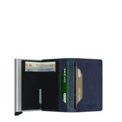 Secrid Slim Wallet Portemonnee Veg Navy / Silver -Secrid || Piquadro || Mywalit Verkoopwinkel vegnavysilver slim 2