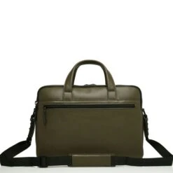 Castelijn & Beerens Nappa X Charlie Laptoptas 15.6" Groen -Secrid || Piquadro || Mywalit Verkoopwinkel xl set 2 charlie laptop tablet tas 15 6 groen dark military groen groen 1383